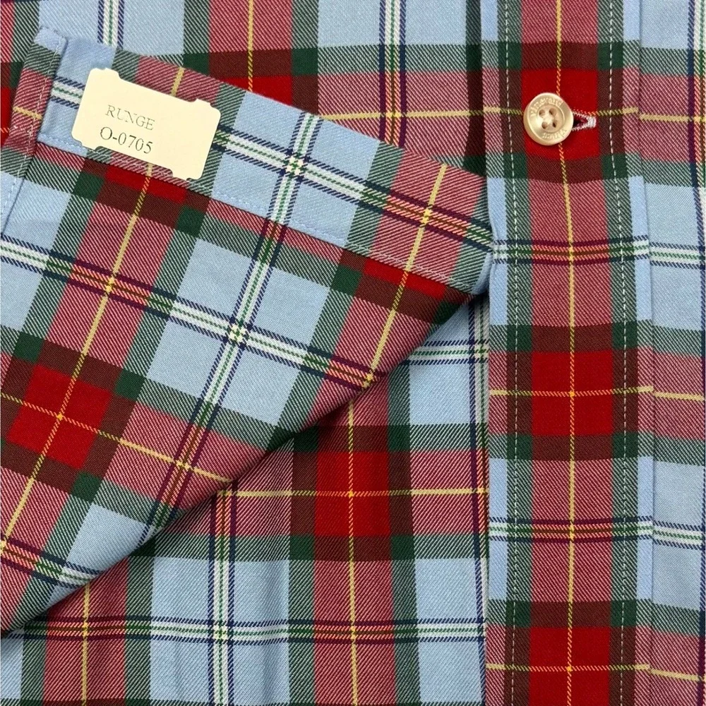 Vineyard Vines Shep & Ian Classic Fit Tucker Shirt Mens XXL Red Blue Plaid Whale - Picture 9 of 9